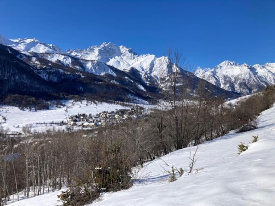 Chaleureuse Maison De Pays Serre Chevalier4Etoiles Le Monetier-les-Bains ภายนอก รูปภาพ