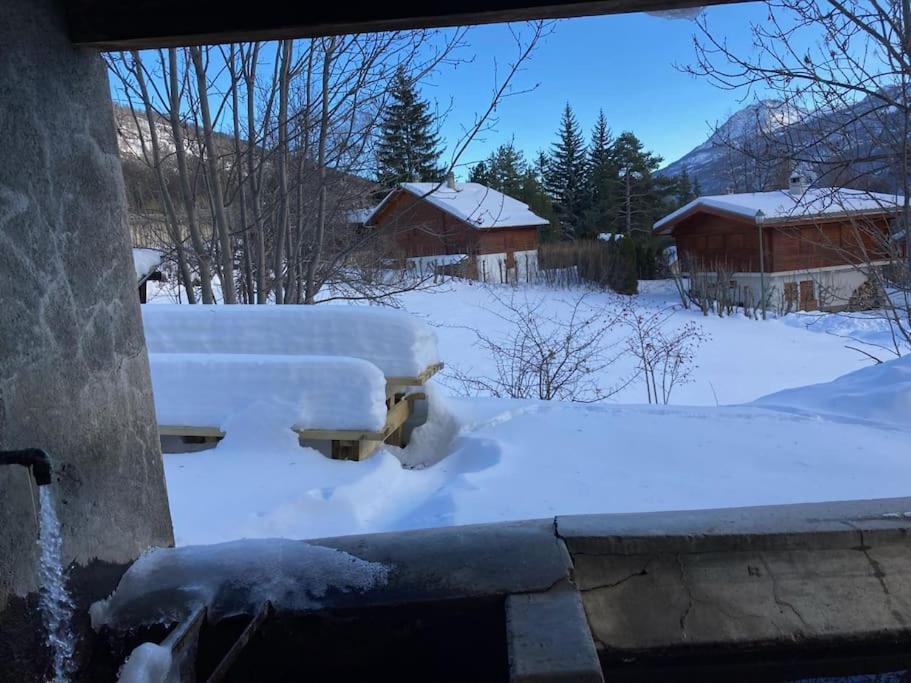 Chaleureuse Maison De Pays Serre Chevalier4Etoiles Le Monetier-les-Bains ภายนอก รูปภาพ